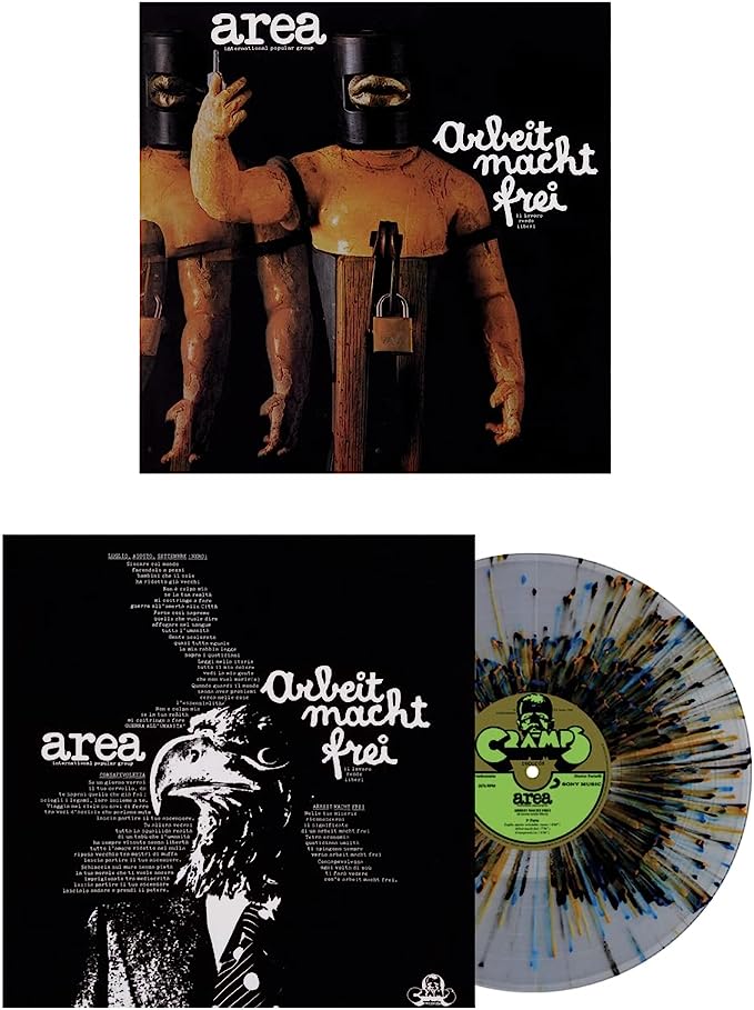 Area - Arbeit Macht Frei (Il Lavoro Rende Liberi) - Clear With Splatter Vinyl Numerato