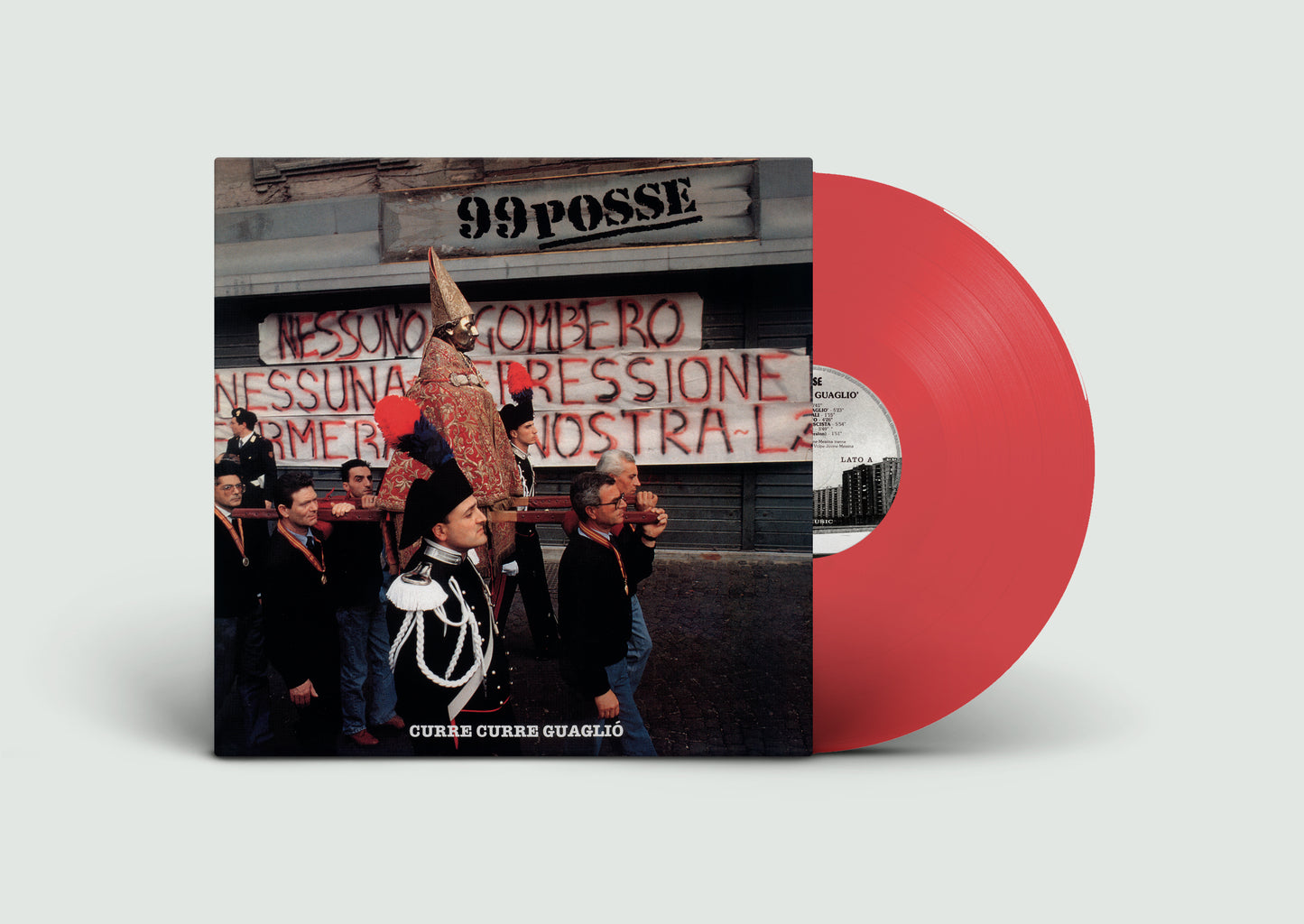 99 Posse - Curre Curre Guaglio - Transparent Red Vinyl Limited Ed.