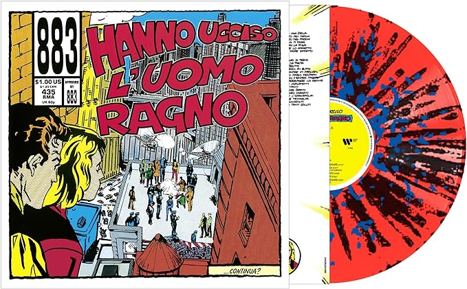 883 - Hanno Ucciso L'Uomo Ragno – Numerato Red With Blue Splatter Vinyl