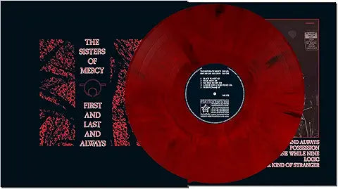 Sisters of Mercy - First And Last And Always - Red And Black Marble Vinyl 40th Anniversary