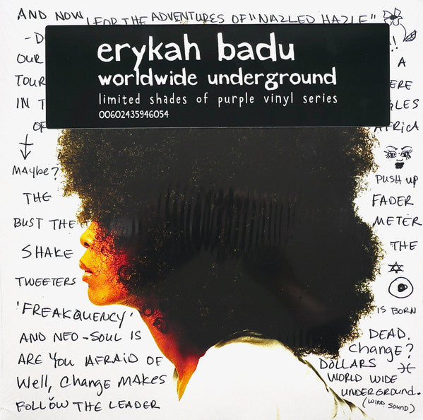Erykah Badu - Worldwide Underground – Purple Vinyl Limited Edition