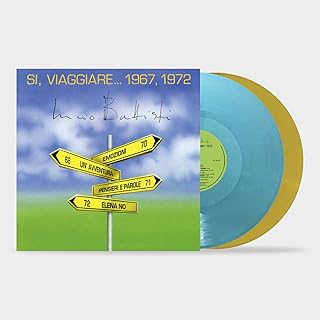 Lucio Battisti - Si, Viaggiare... 1967, 1972 – 2 LP Blue and Yellow Vinyl