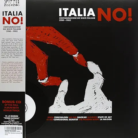 AA.VV. - Italia No! Contaminazioni No Wave Italiane 1980 – 1985 – LP + CD