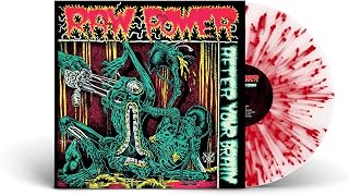 Raw Power - After Your Brain – White / Red Splatter Vinyl
