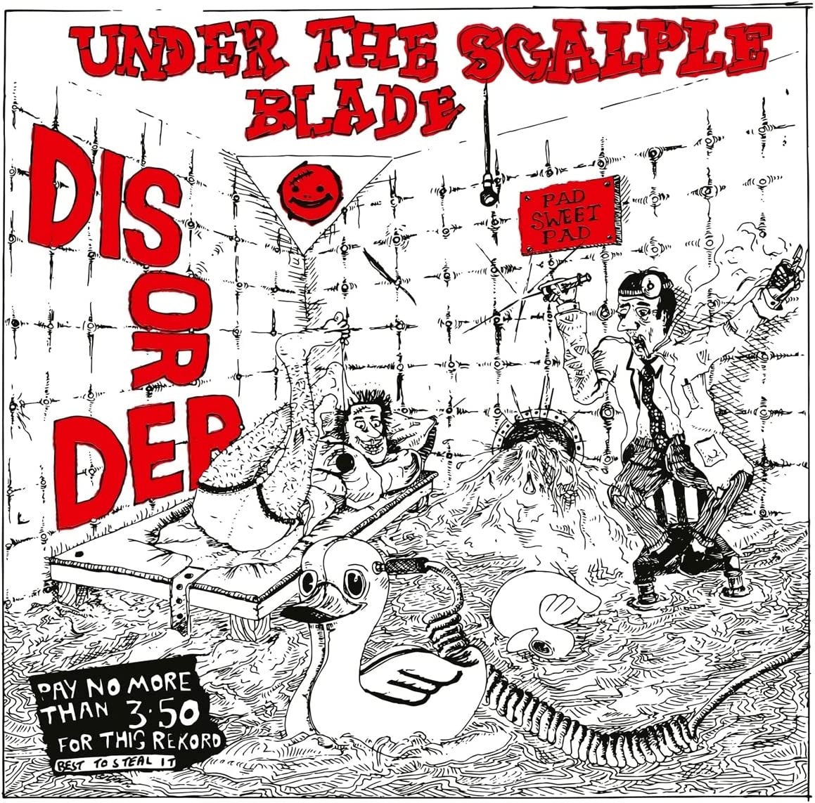 Disorder - Under The Scalpel Blade – Ltd. 500 copies on Burgundy Vinyl