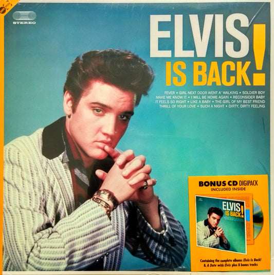 Elvis Presley - Elvis Is Back! - LP + CD