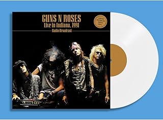 Guns'N'Roses - Live In Indiana 1991 - Radio Broadcast – White Vinyl