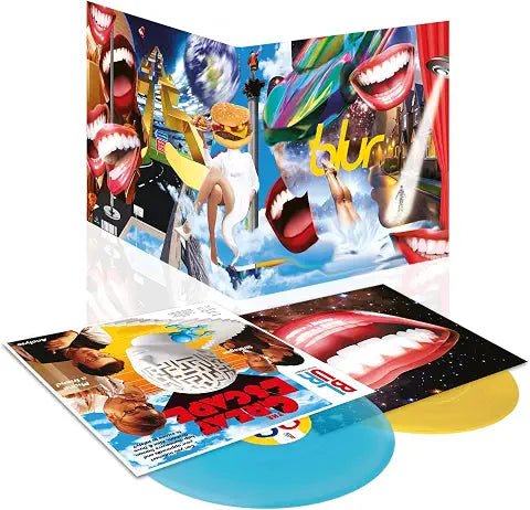 Blur - The Great Escape – 2 LP Yellow/Blue Transparent 30th Anniversary Edition