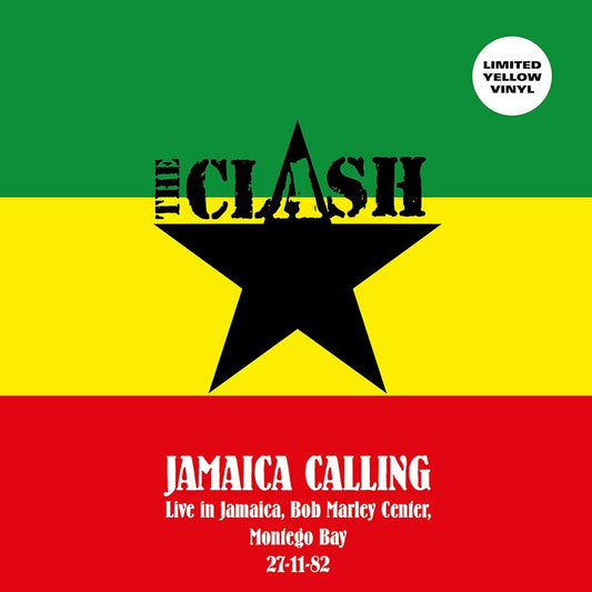 Clash - Jamaica Calling -Live in Jamaica. Bob Marley Center. Montego Bay – Yellow Vinyl