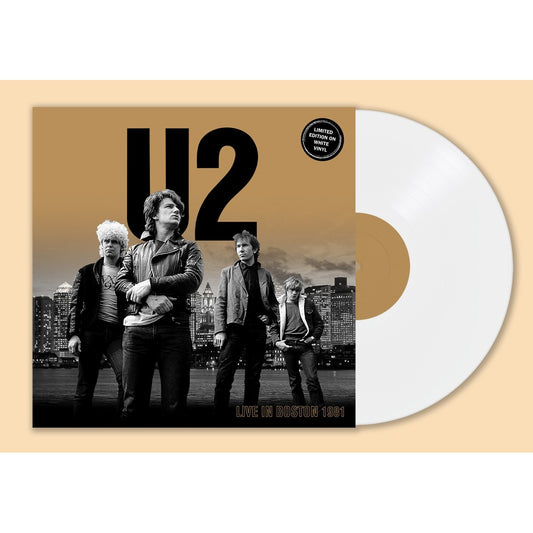 U2 - Live in Boston 1981 – TV Broadcast – White Vinyl