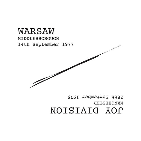 Joy Division / Warsaw - Warsaw Middlesbrough 14th September 1977 / Joy Division Manchester 28th September 1979