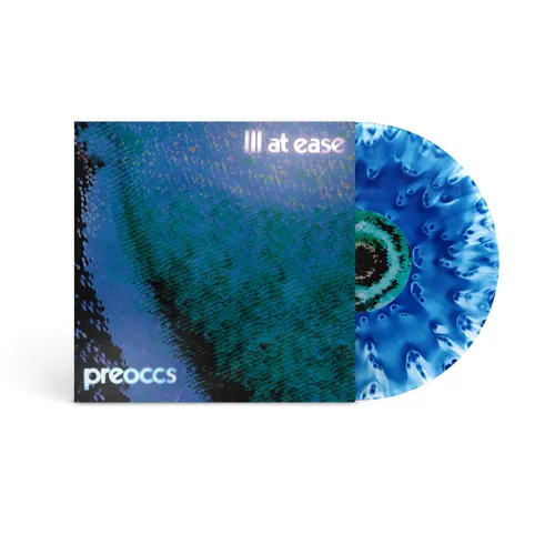 Preoccupations - Ill At Ease - Blue Cloudy Vinyl