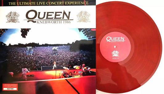 Queen - Knebworth 1986 – Limited Ed. Ltd 500 copies – Red Vinyl