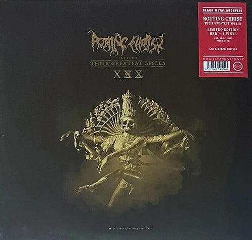 Rotting Christ - Their Greatest Spells – Box 4 LP Red Vinyl Limited 500 copies