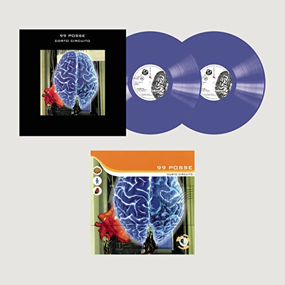 99 Posse - Cortocicuito – 2 LP Blue Vinyl Ltd. Ed.