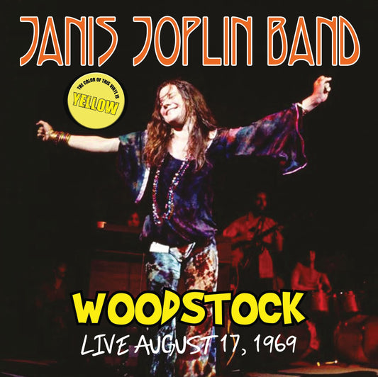 Janis Joplin - Live in Woodstock 17 August 1969 – Yellow Vinyl